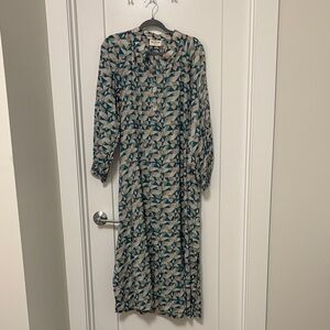 Mirth Geometric Long Sleeve Dress/Kaftan